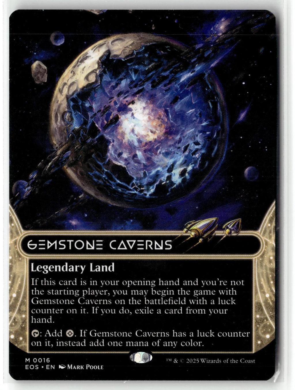 Gemstone Caverns (0016) (Borderless) 16 Edge of Eternities: Stellar Sights 