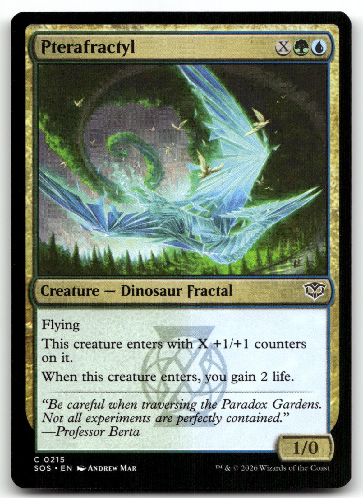 Pterafractyl 215 Common Secrets of Strixhaven Magic: The Gathering Near Mint
