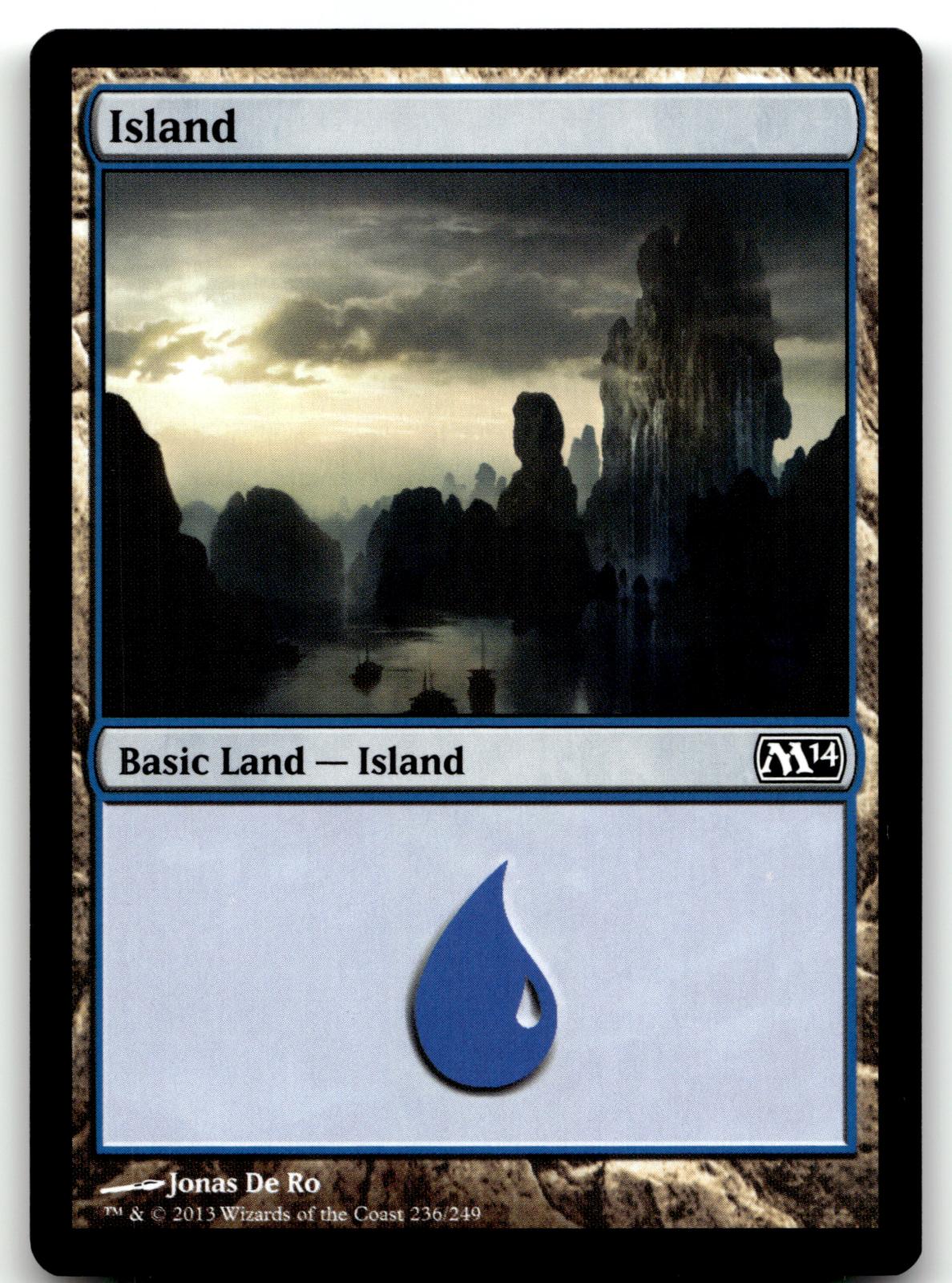 Island (236) 236 Land Magic 2014 (M14) Magic: The Gathering Near Mint