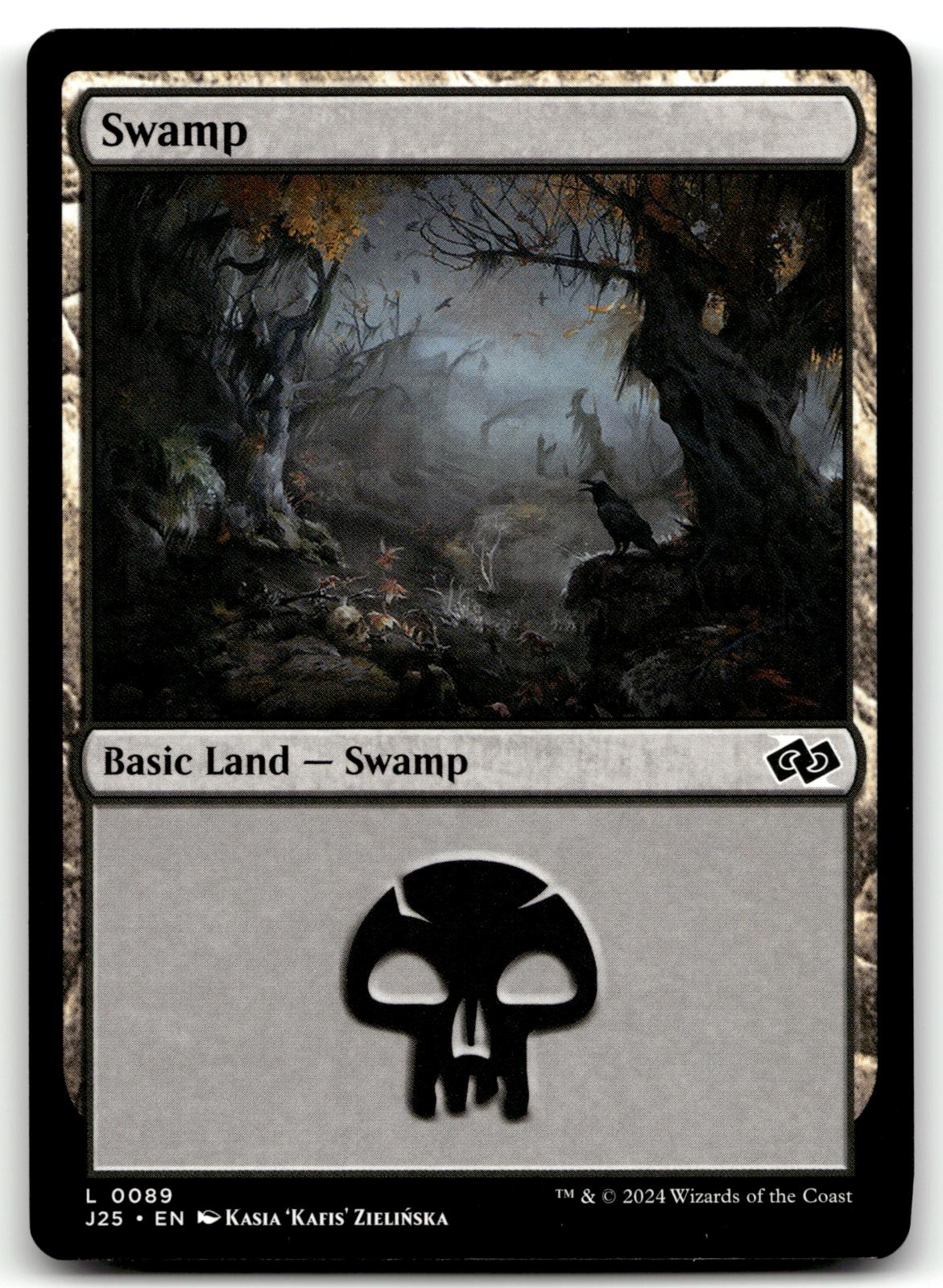 Swamp (0089) 89 Land Foundations Jumpstart Magic: The Gathering Near Mint