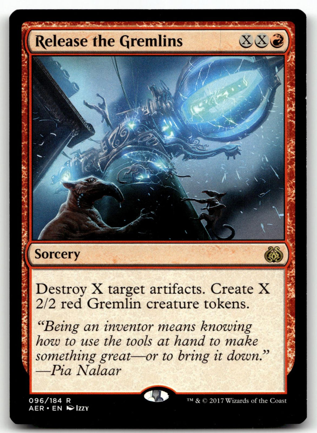 Release the Gremlins 96 Rare Aether Revolt Magic: The Gathering Near Mint