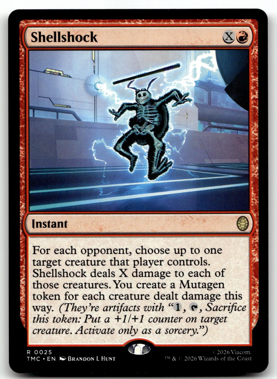 Shellshock 25 Commander: Teenage Mutant Ninja Turtles Magic: The Gathering NM