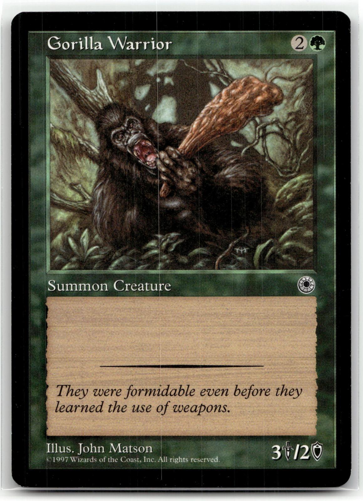 Gorilla Warrior Common Portal Magic: The Gathering Near Mint