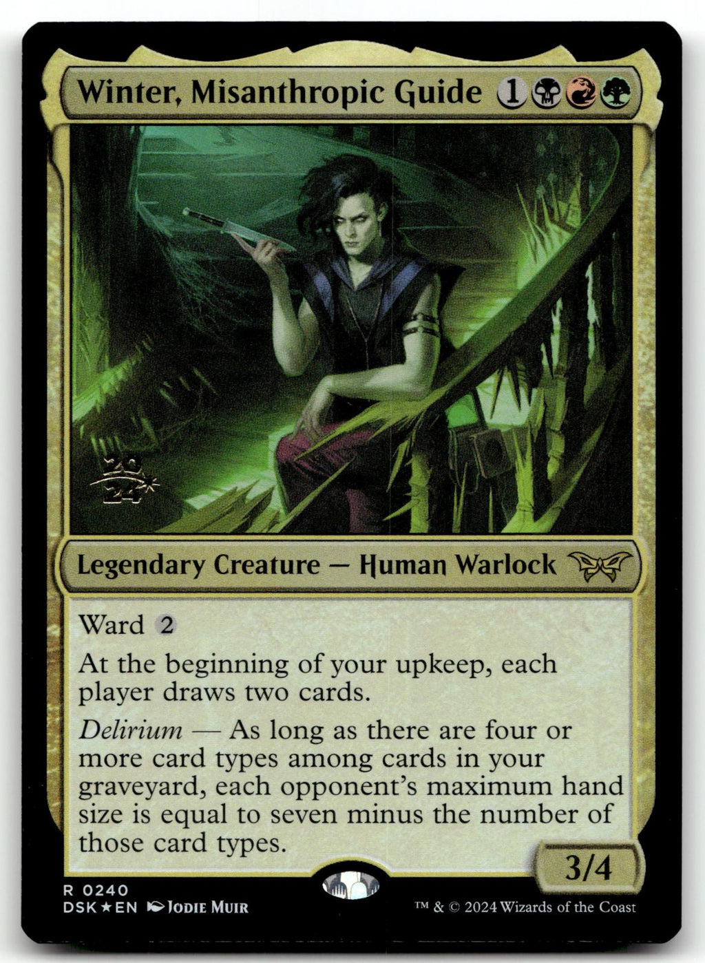 Winter, Misanthropic Guide 240 Duskmourn: House of Horror Magic: The Gathering 