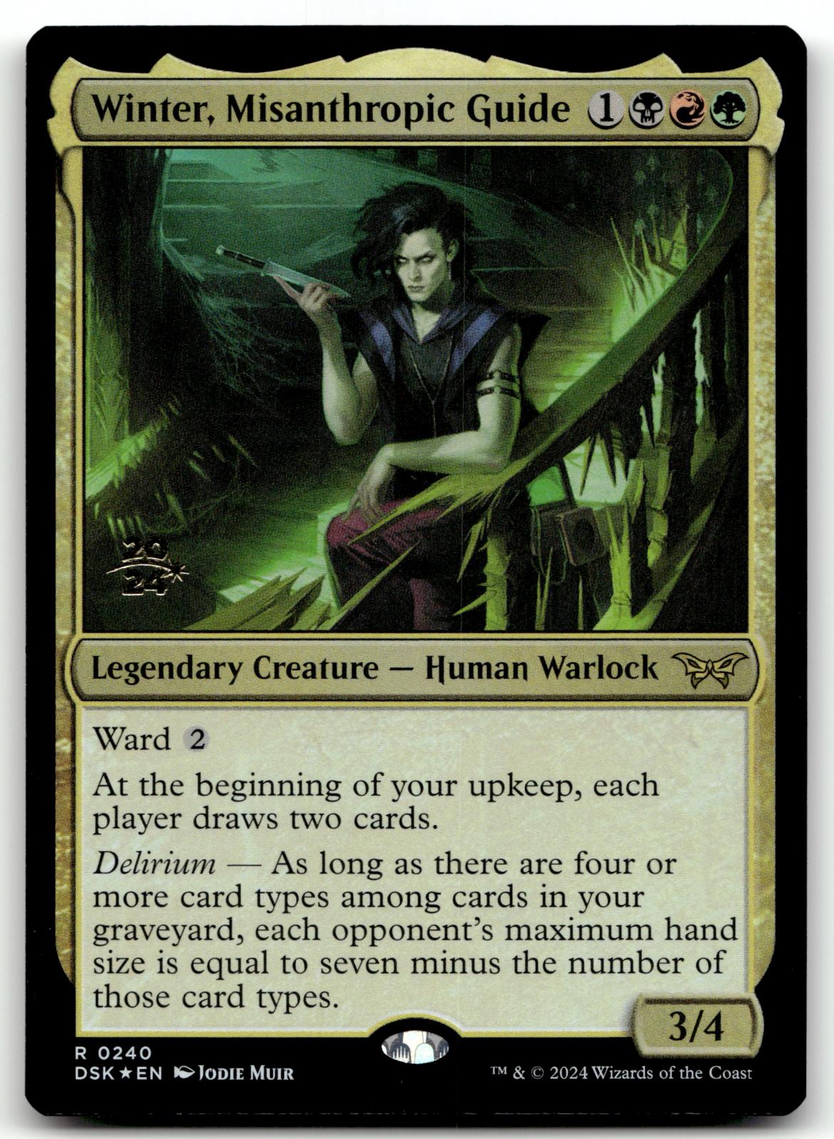 Winter, Misanthropic Guide 240 Duskmourn: House of Horror Magic: The Gathering 