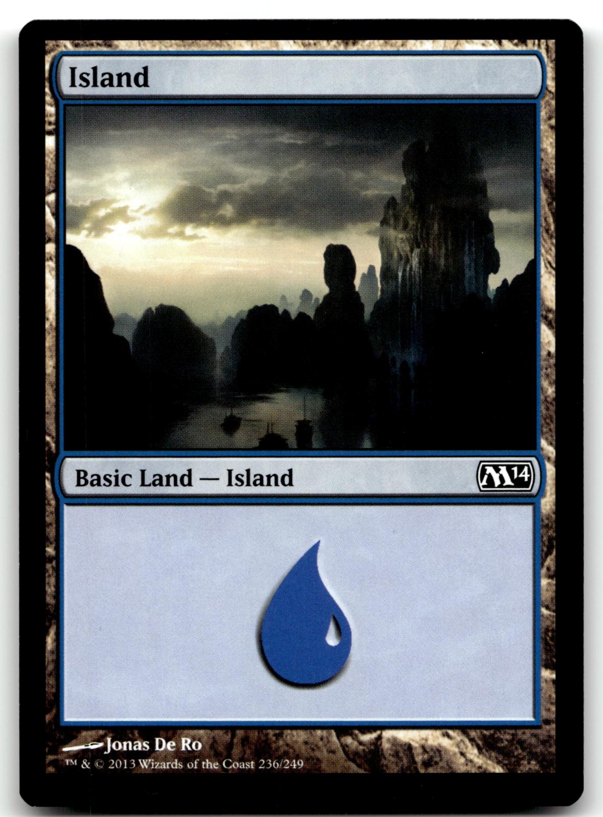 Island (236) 236 Land Magic 2014 (M14) Magic: The Gathering Near Mint