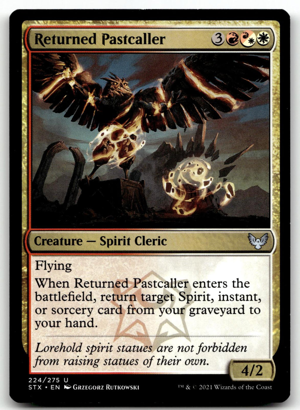 Returned Pastcaller 224 Strixhaven: School of Mages Magic: The Gathering NM