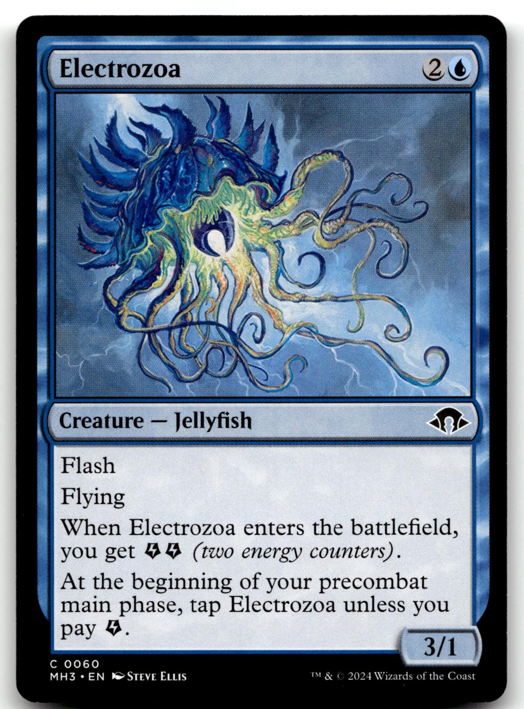 Electrozoa 60 Common Modern Horizons 3 Magic: The Gathering Near Mint