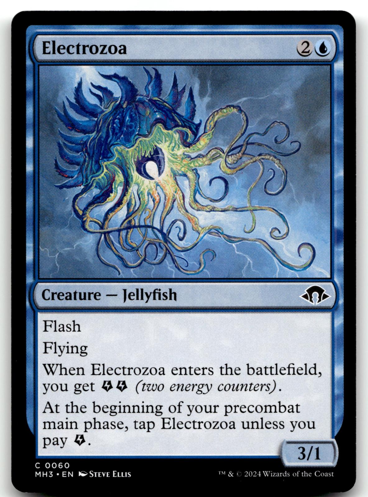 Electrozoa 60 Common Modern Horizons 3 Magic: The Gathering Near Mint