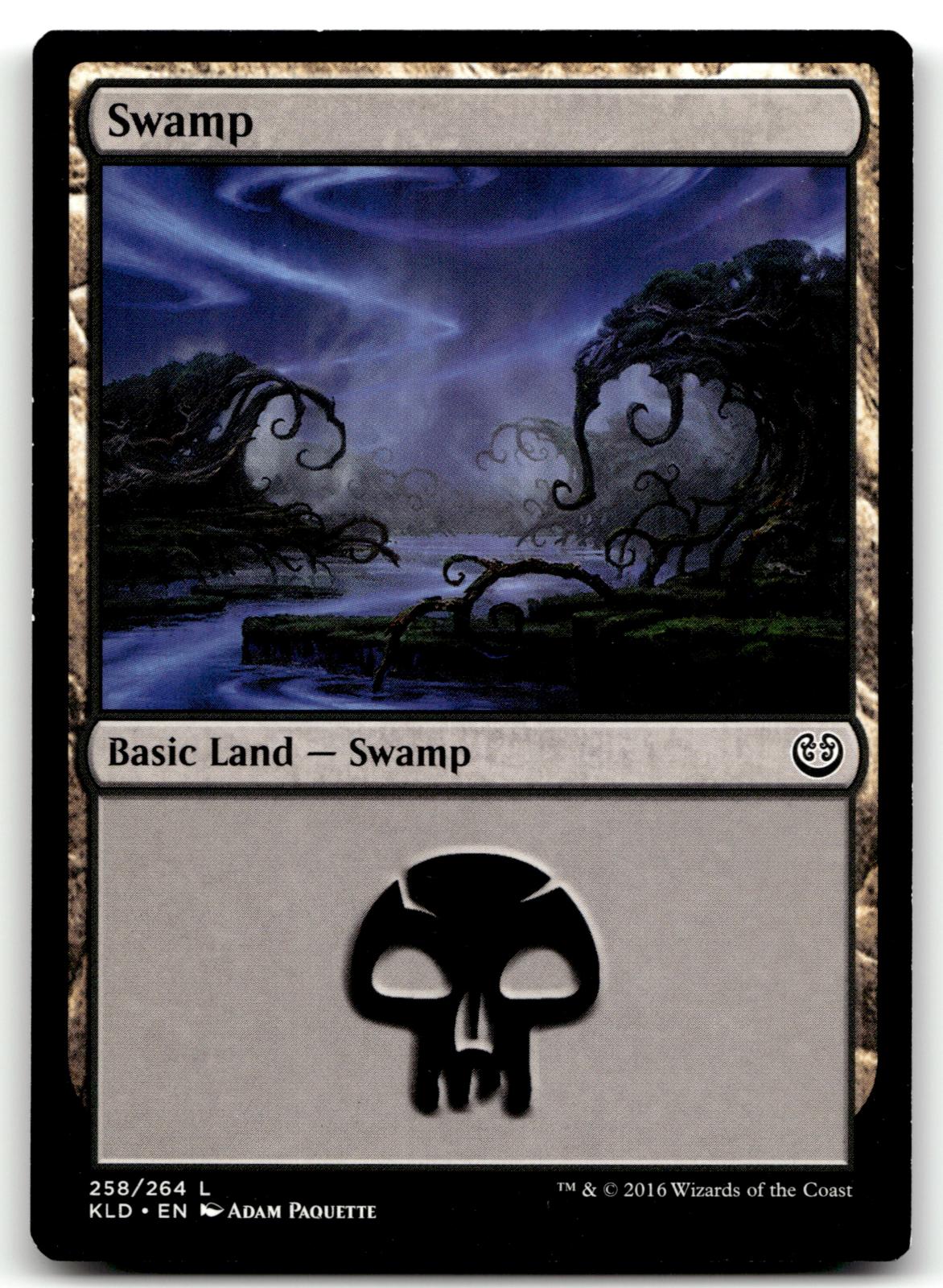 Swamp (258) 258 Land Kaladesh Magic: The Gathering Near Mint