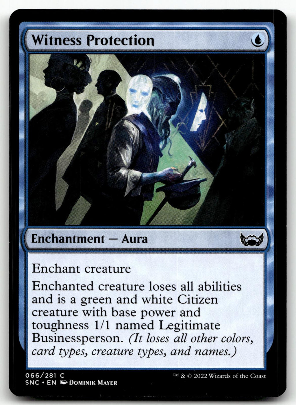 Witness Protection 66 Common Streets of New Capenna Magic: The Gathering NM
