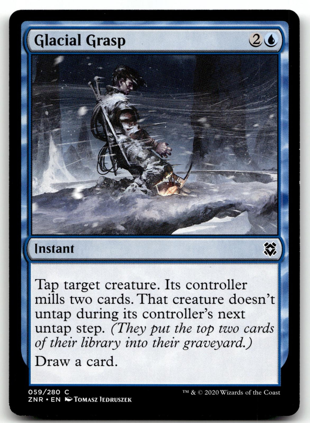 Glacial Grasp 59 Common Zendikar Rising Magic: The Gathering Near Mint