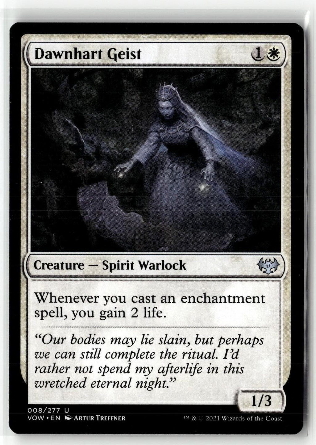Dawnhart Geist 8 Uncommon Innistrad: Crimson Vow Magic: The Gathering Near Mint