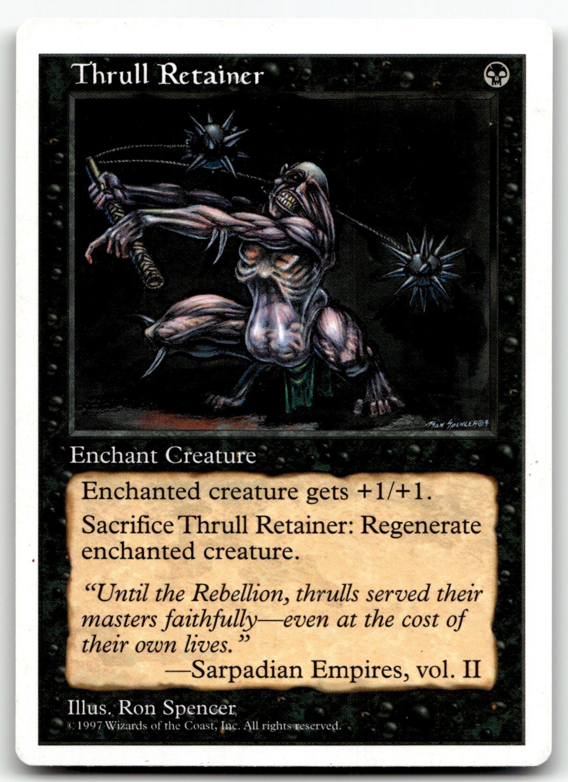 Thrull Retainer Uncommon Fifth Edition Magic: The Gathering Near Mint