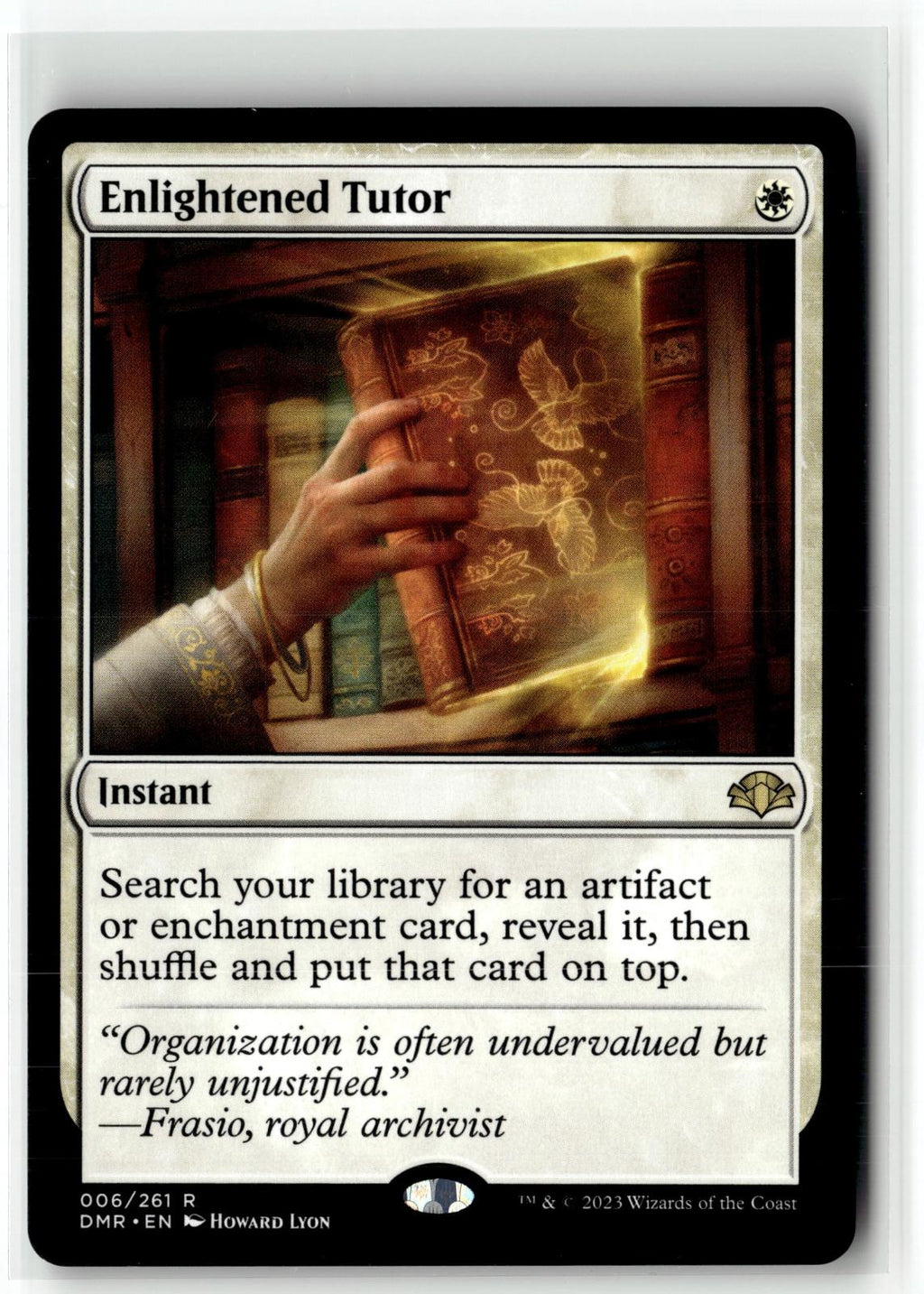 Enlightened Tutor 6 Rare Dominaria Remastered Magic: The Gathering Near Mint