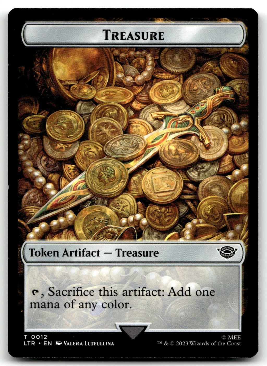 Treasure Token 12 Universes Beyond: The Lord of the Rings Tales of Middle-earth 