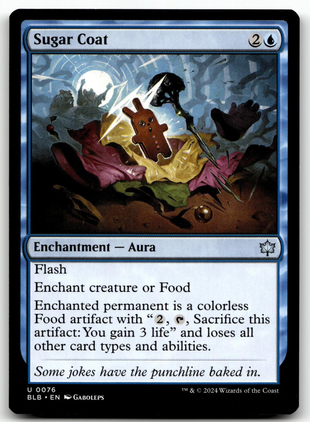 Sugar Coat 76 Uncommon Bloomburrow Magic: The Gathering Near Mint