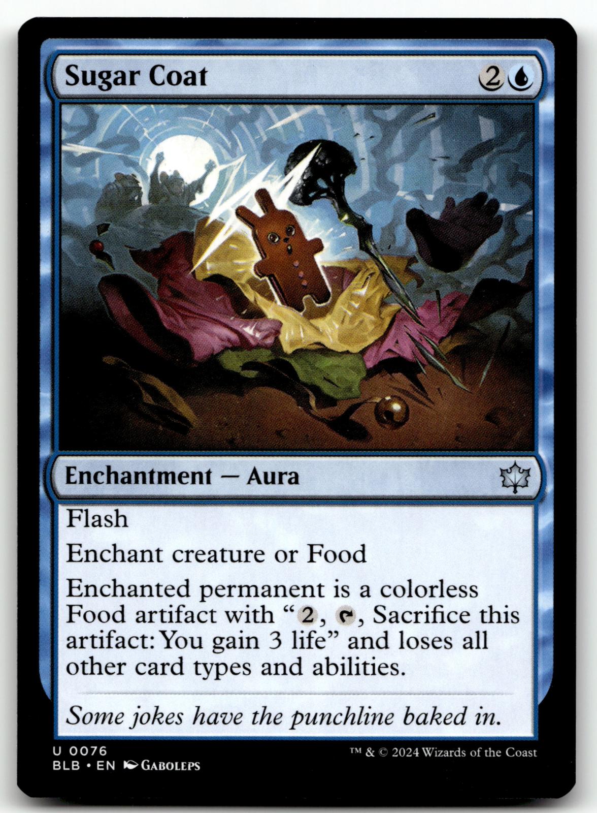 Sugar Coat 76 Uncommon Bloomburrow Magic: The Gathering Near Mint