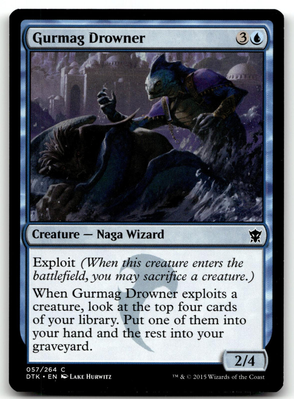 Gurmag Drowner 57 Common Dragons of Tarkir Magic: The Gathering Near Mint