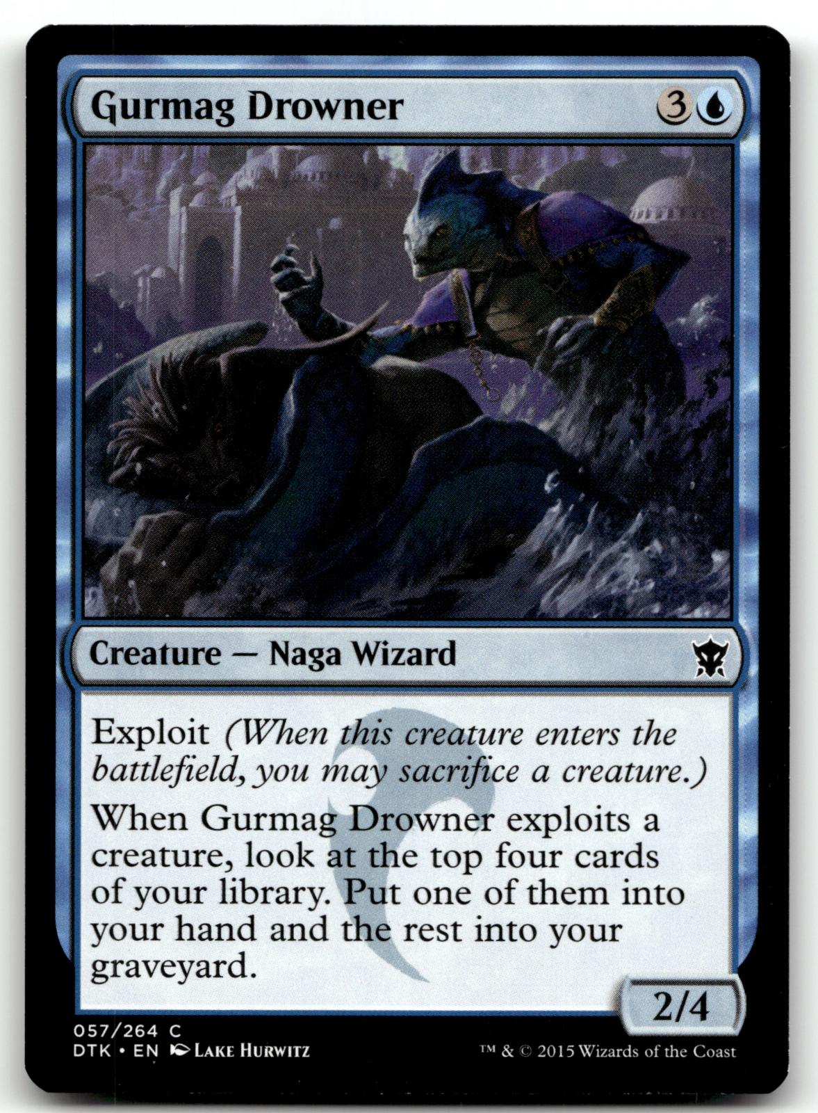 Gurmag Drowner 57 Common Dragons of Tarkir Magic: The Gathering Near Mint