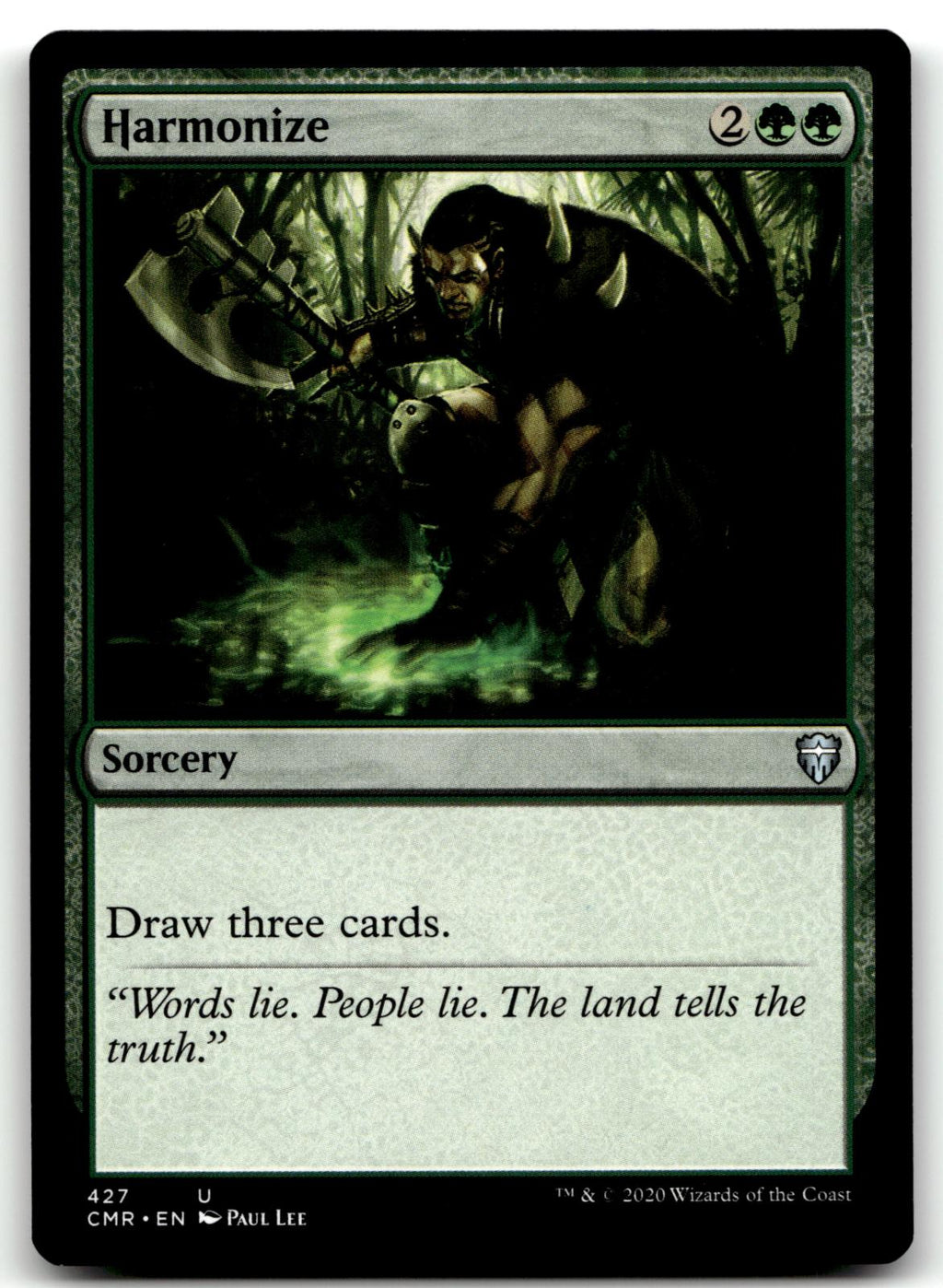 Harmonize 427 Uncommon Commander Legends Magic: The Gathering Near Mint