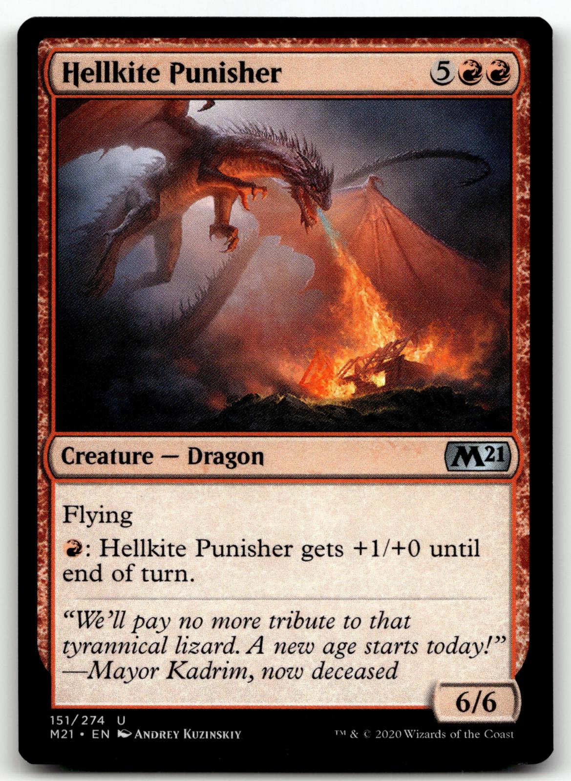 Hellkite Punisher 151 Uncommon Core Set 2021 Magic: The Gathering Near Mint