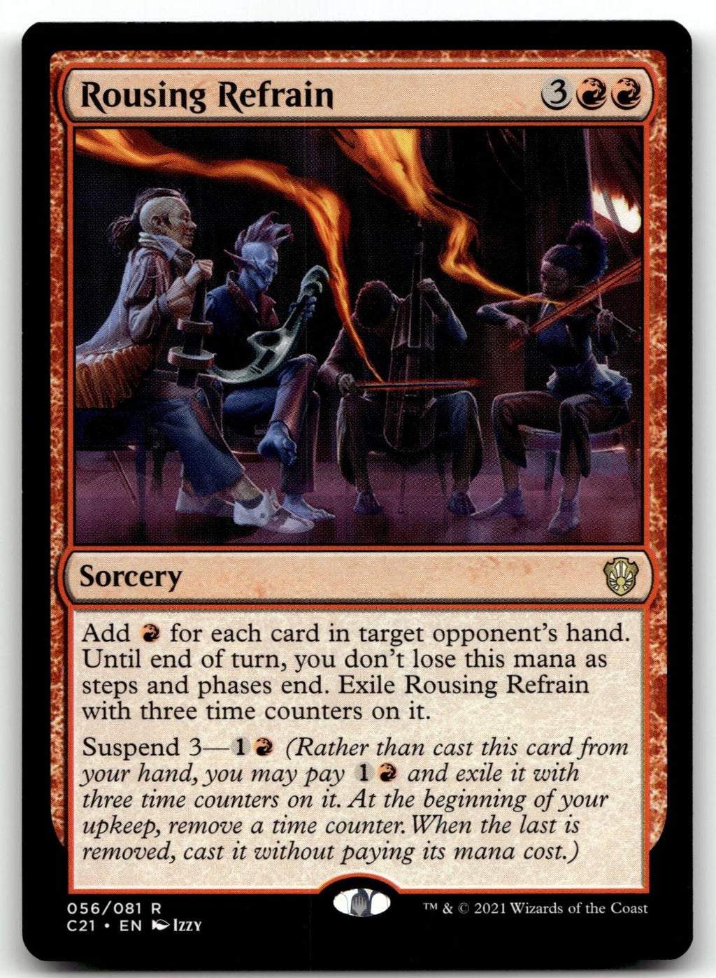 Rousing Refrain 56 Rare Commander 2021 Magic: The Gathering Near Mint