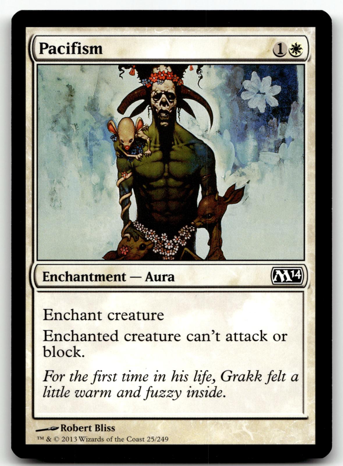 Pacifism 25 Common Magic 2014 (M14) Magic: The Gathering Near Mint
