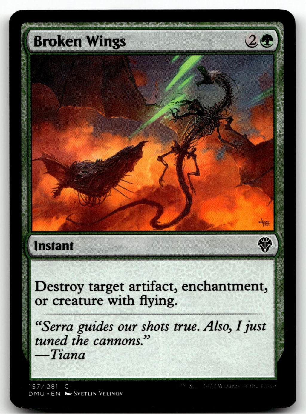 Broken Wings 157 Common Dominaria United Magic: The Gathering Near Mint