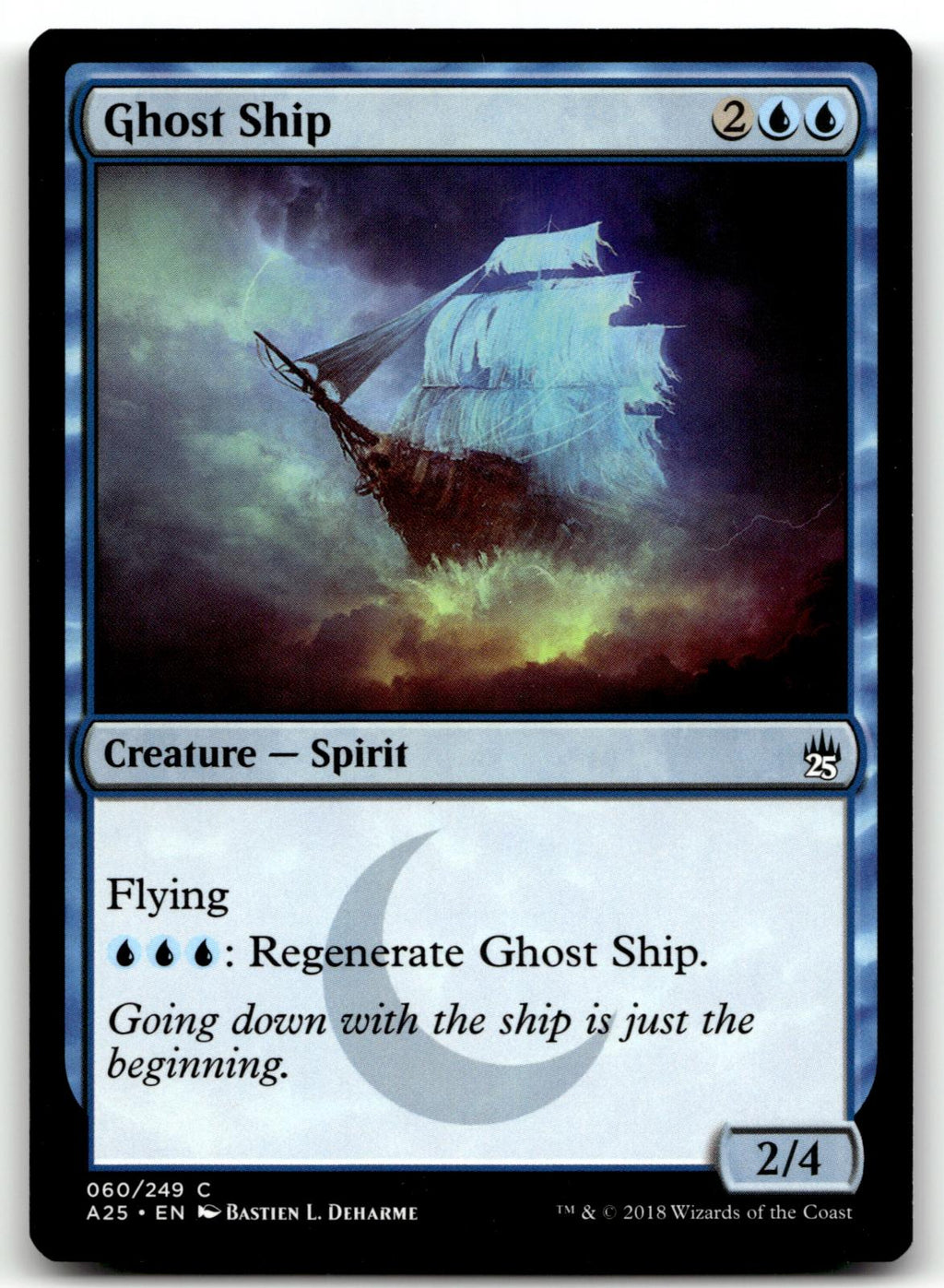 Ghost Ship 60 Common Masters 25 Magic: The Gathering Near Mint