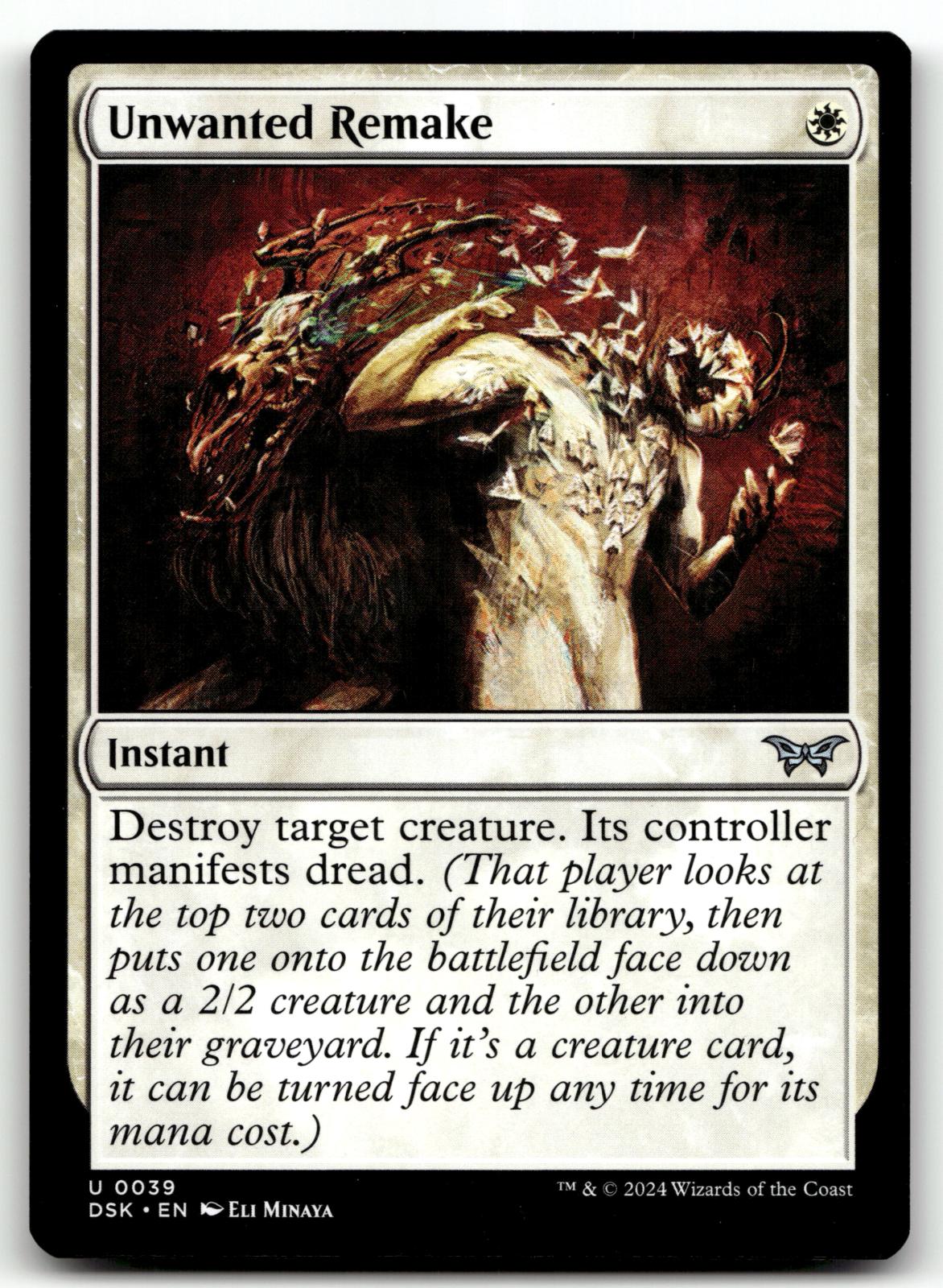 Unwanted Remake 39 Uncommon Duskmourn: House of Horror Magic: The Gathering NM