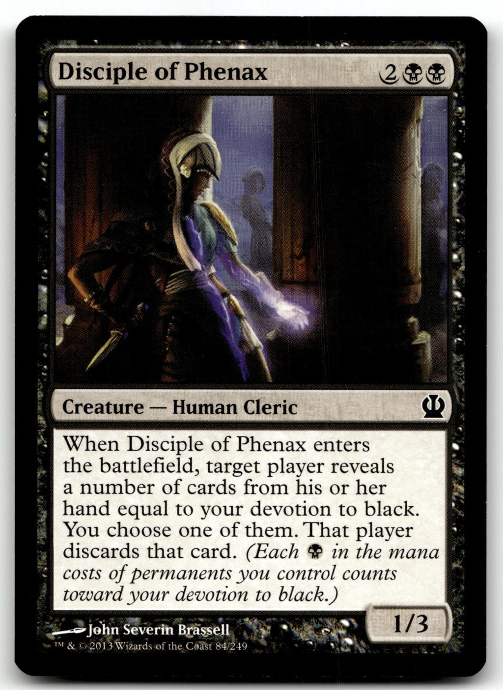 Disciple of Phenax 84 Common Theros Magic: The Gathering Near Mint