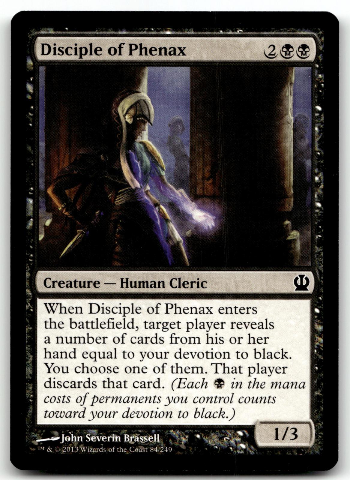 Disciple of Phenax 84 Common Theros Magic: The Gathering Near Mint