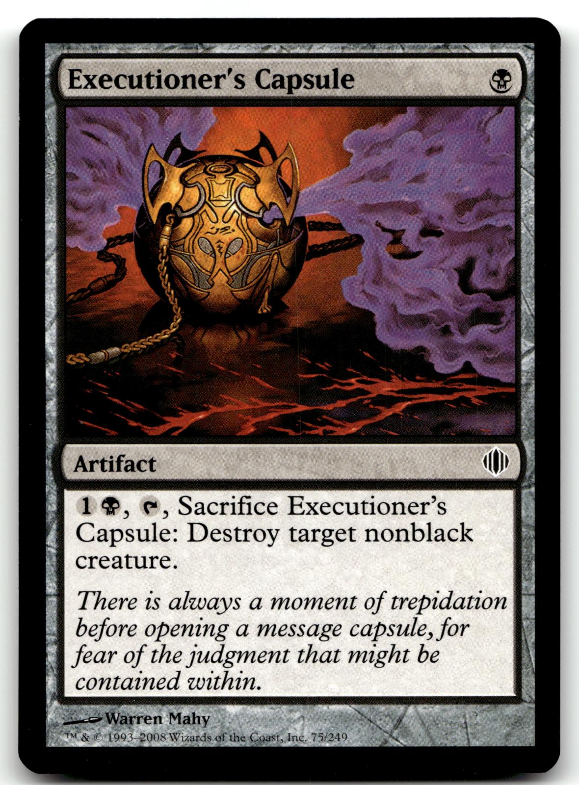 Executioner's Capsule 75 Common Shards of Alara Magic: The Gathering Near Mint