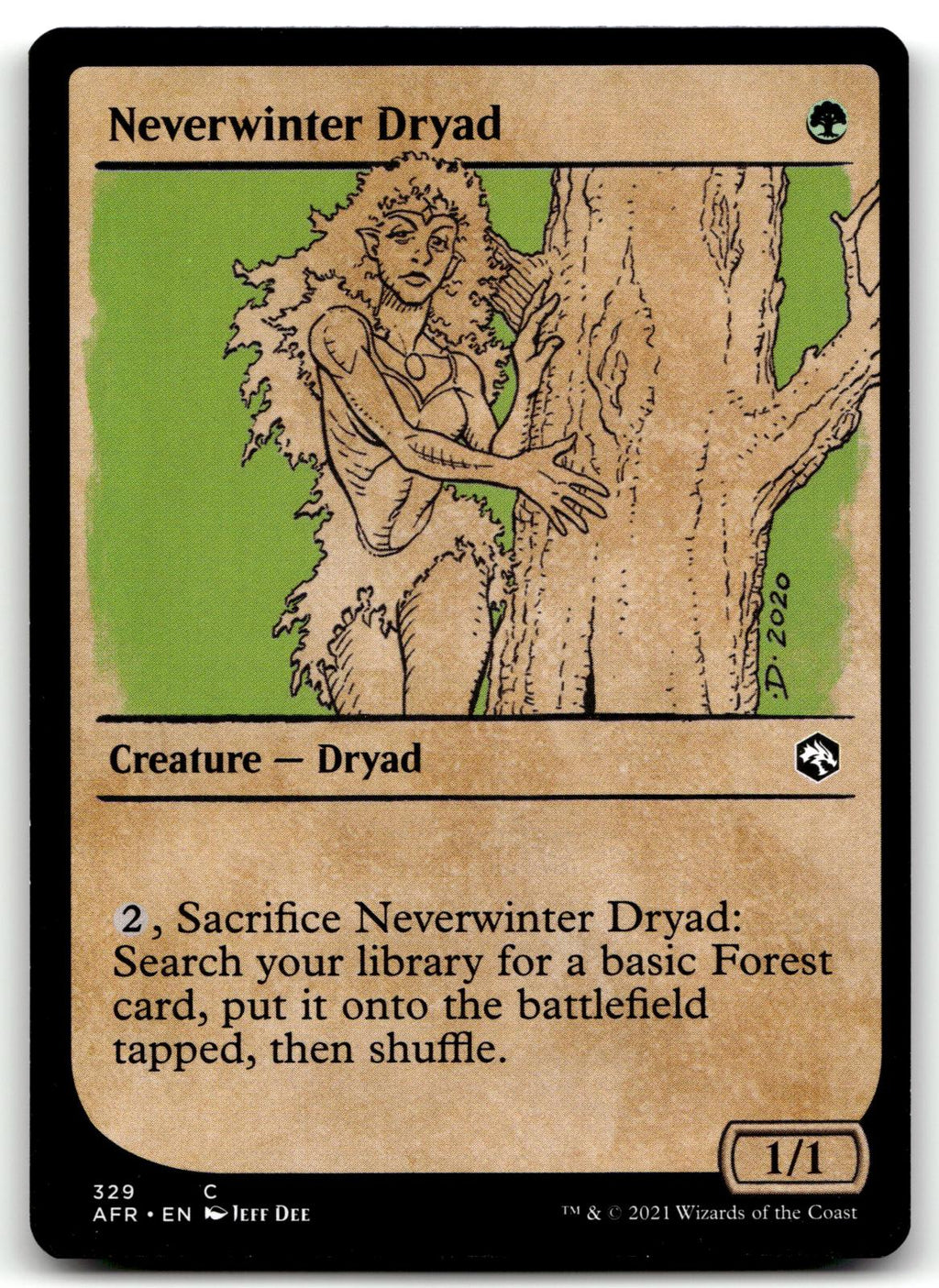 Neverwinter Dryad (Showcase) 329 Adventures in the Forgotten Realms