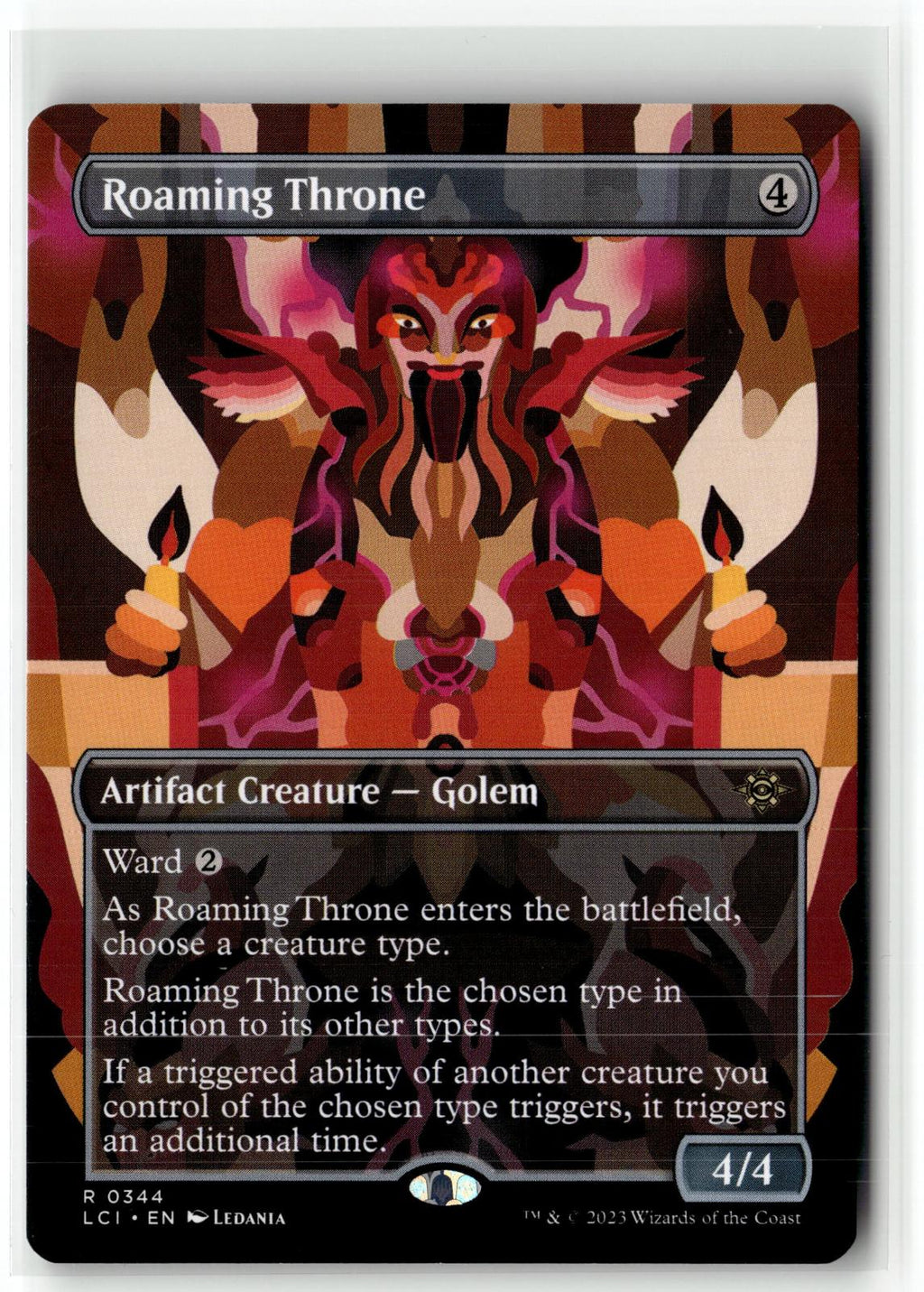 Roaming Throne (Borderless) 344 The Lost Caverns of Ixalan Magic: The Gathering 