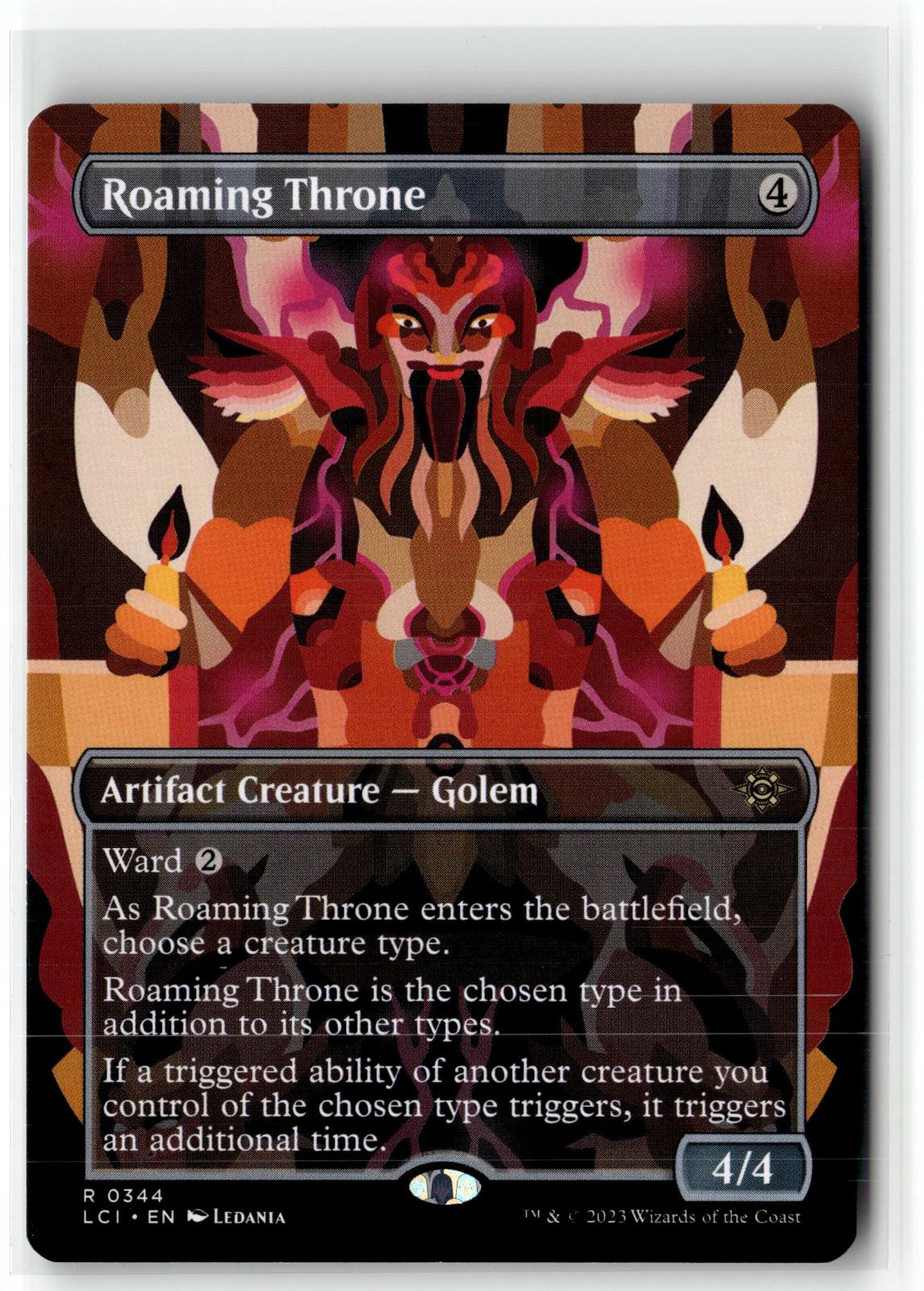 Roaming Throne (Borderless) 344 The Lost Caverns of Ixalan Magic: The Gathering 