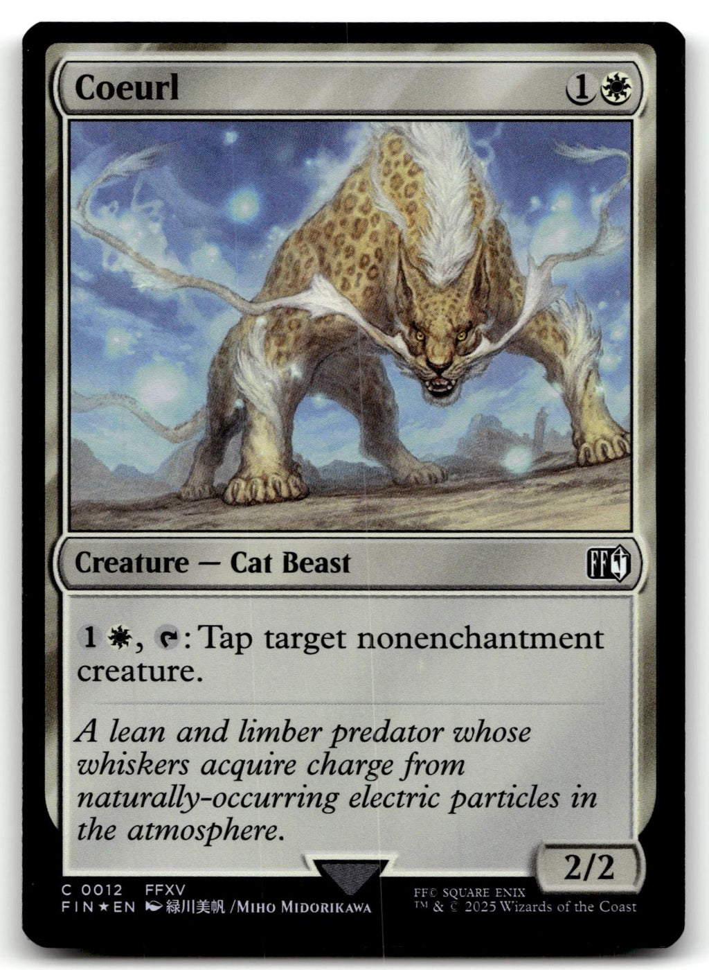 Coeurl 12 Common FINAL FANTASY Magic: The Gathering Foil Near Mint