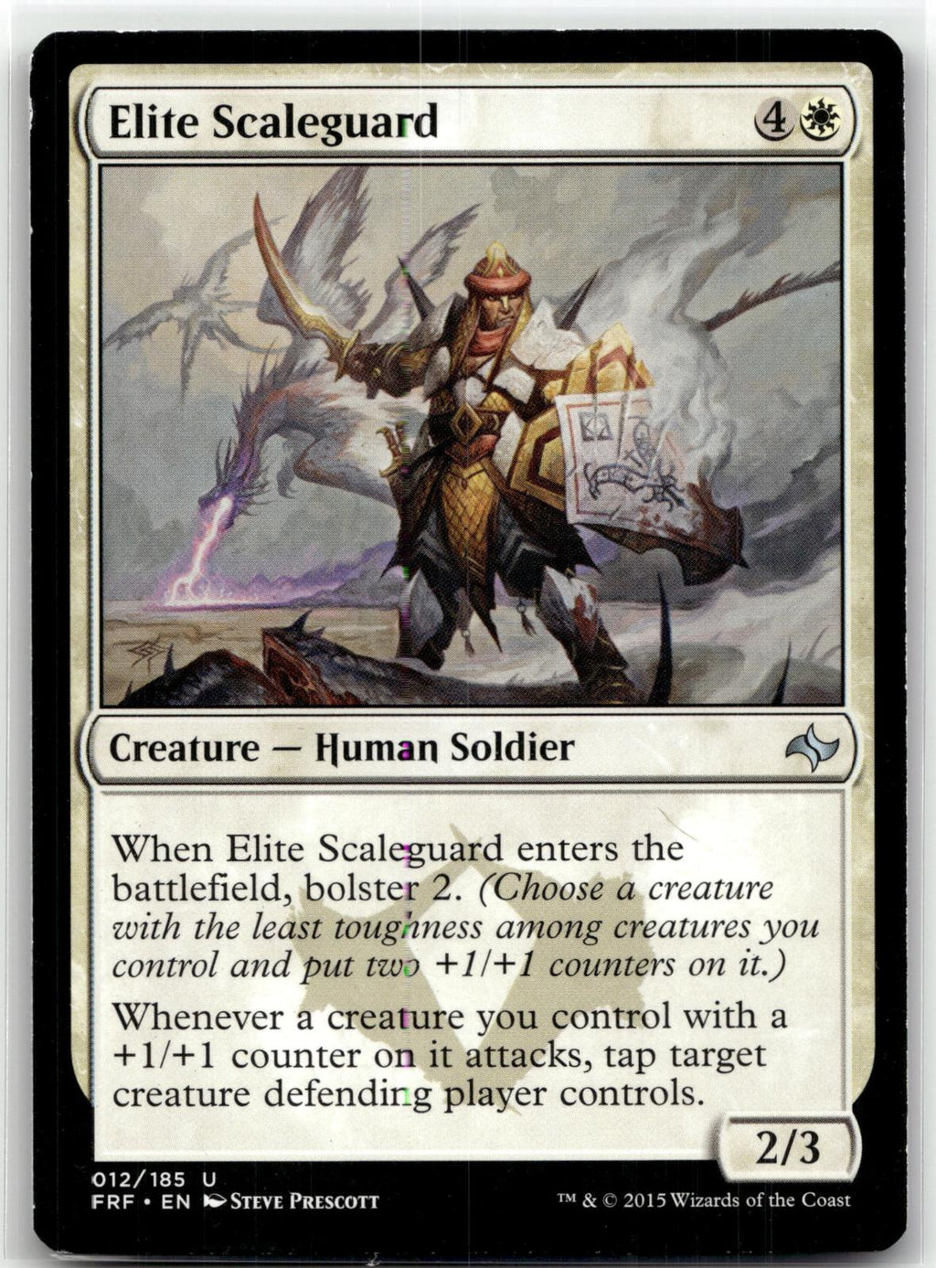 Elite Scaleguard 12 Uncommon Fate Reforged Magic: The Gathering Near Mint