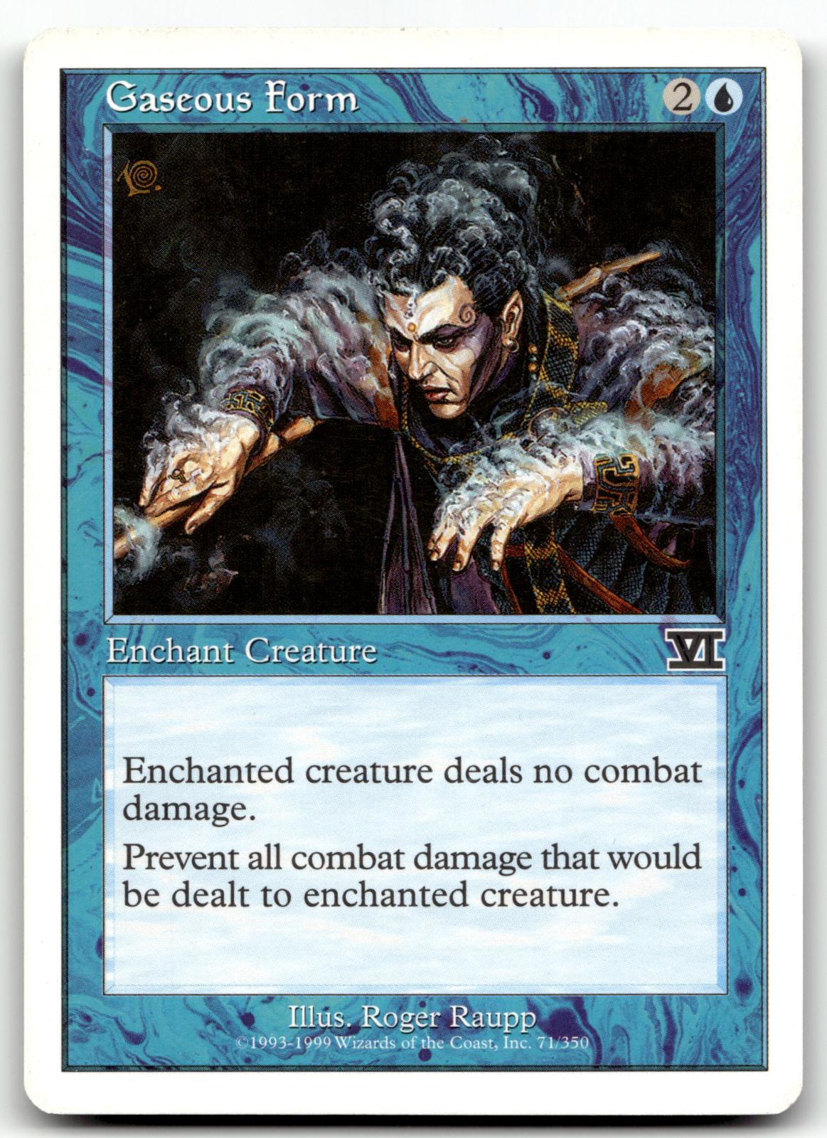 Gaseous Form 71 Common Classic Sixth Edition Magic: The Gathering Near Mint