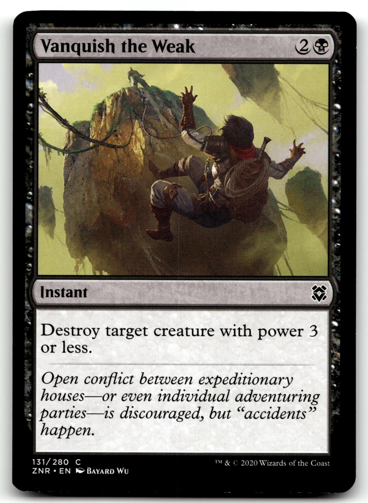 Vanquish the Weak 131 Common Zendikar Rising Magic: The Gathering Near Mint