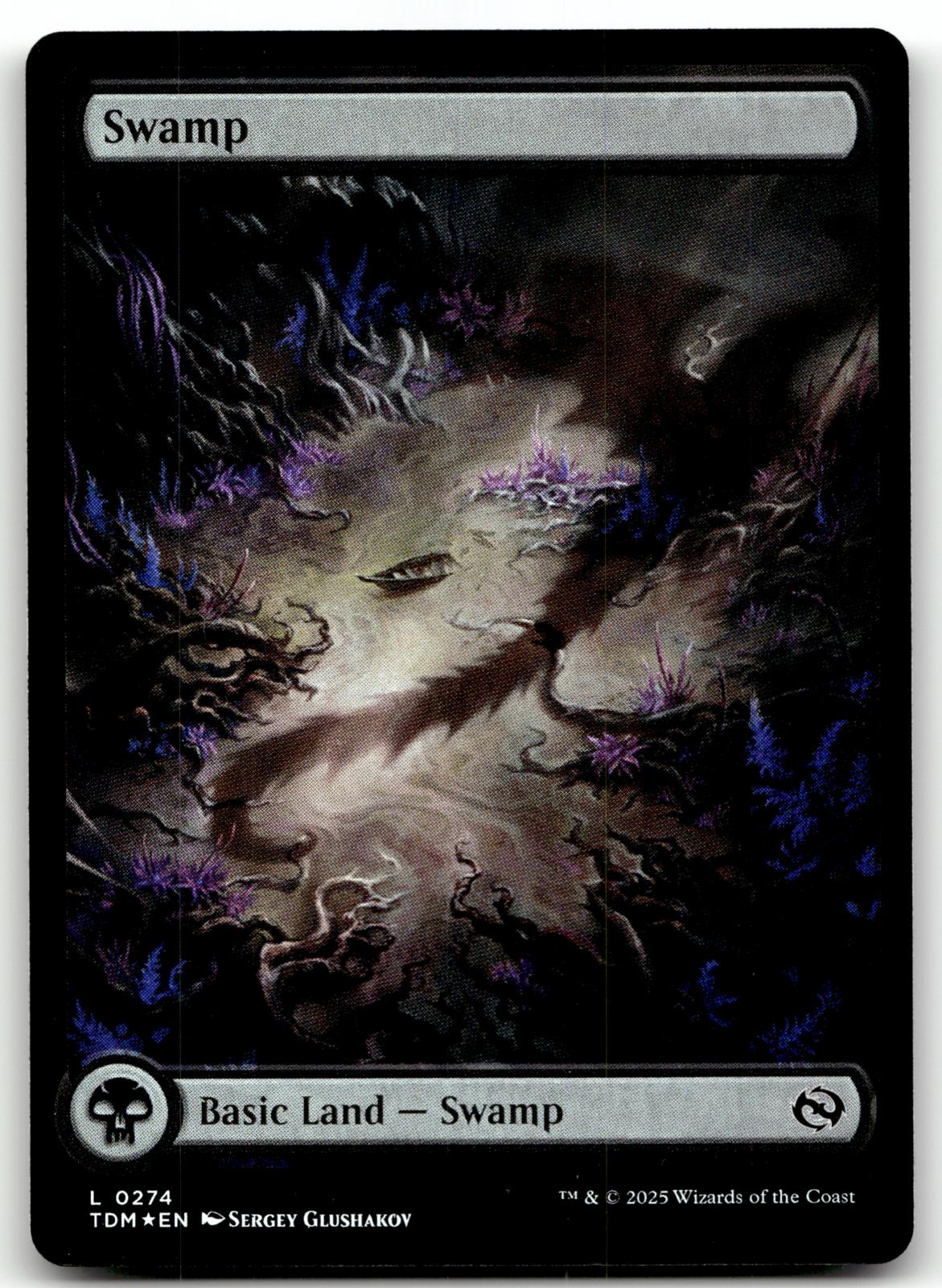 Swamp (0274) 274 Land Tarkir: Dragonstorm Magic: The Gathering Foil Near Mint