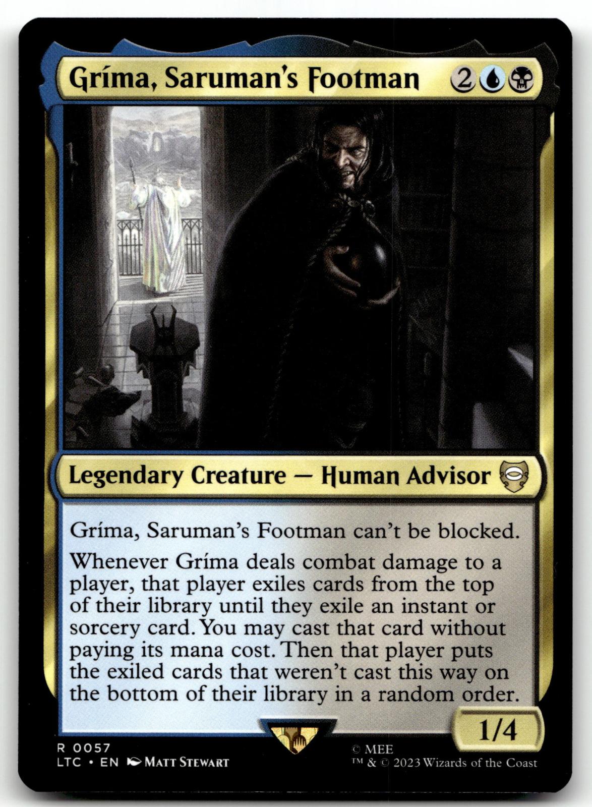 Grima, Saruman's Footman 57 Commander The Lord of the Rings Tales of Middleearth
