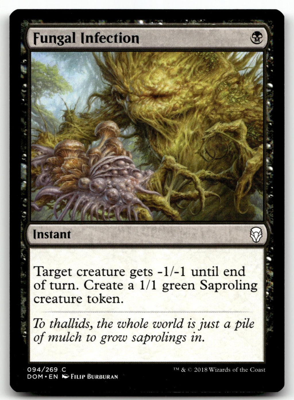 Fungal Infection 94 Common Dominaria Magic: The Gathering Near Mint