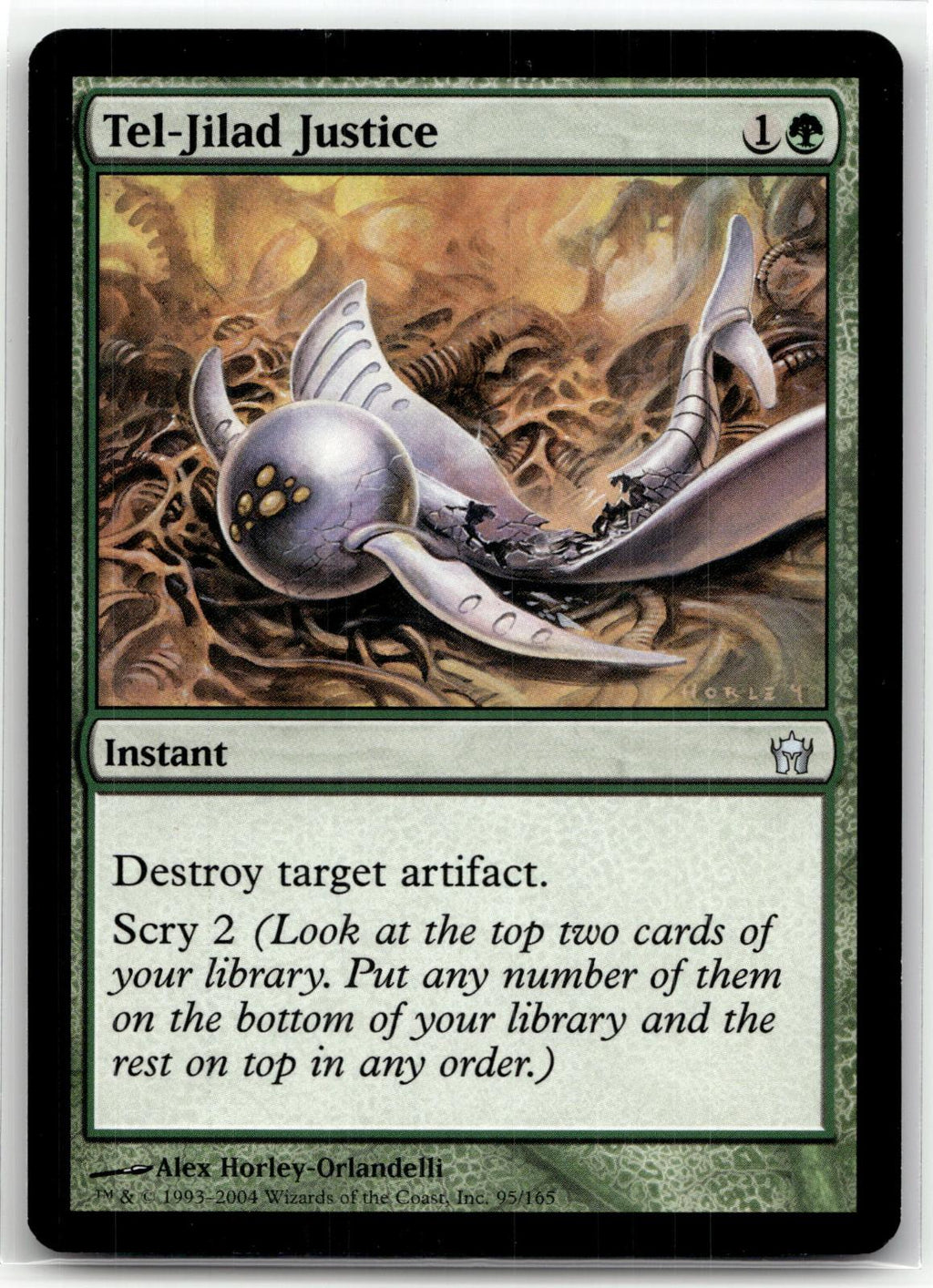 Tel-Jilad Justice 95 Uncommon Fifth Dawn Magic: The Gathering Near Mint