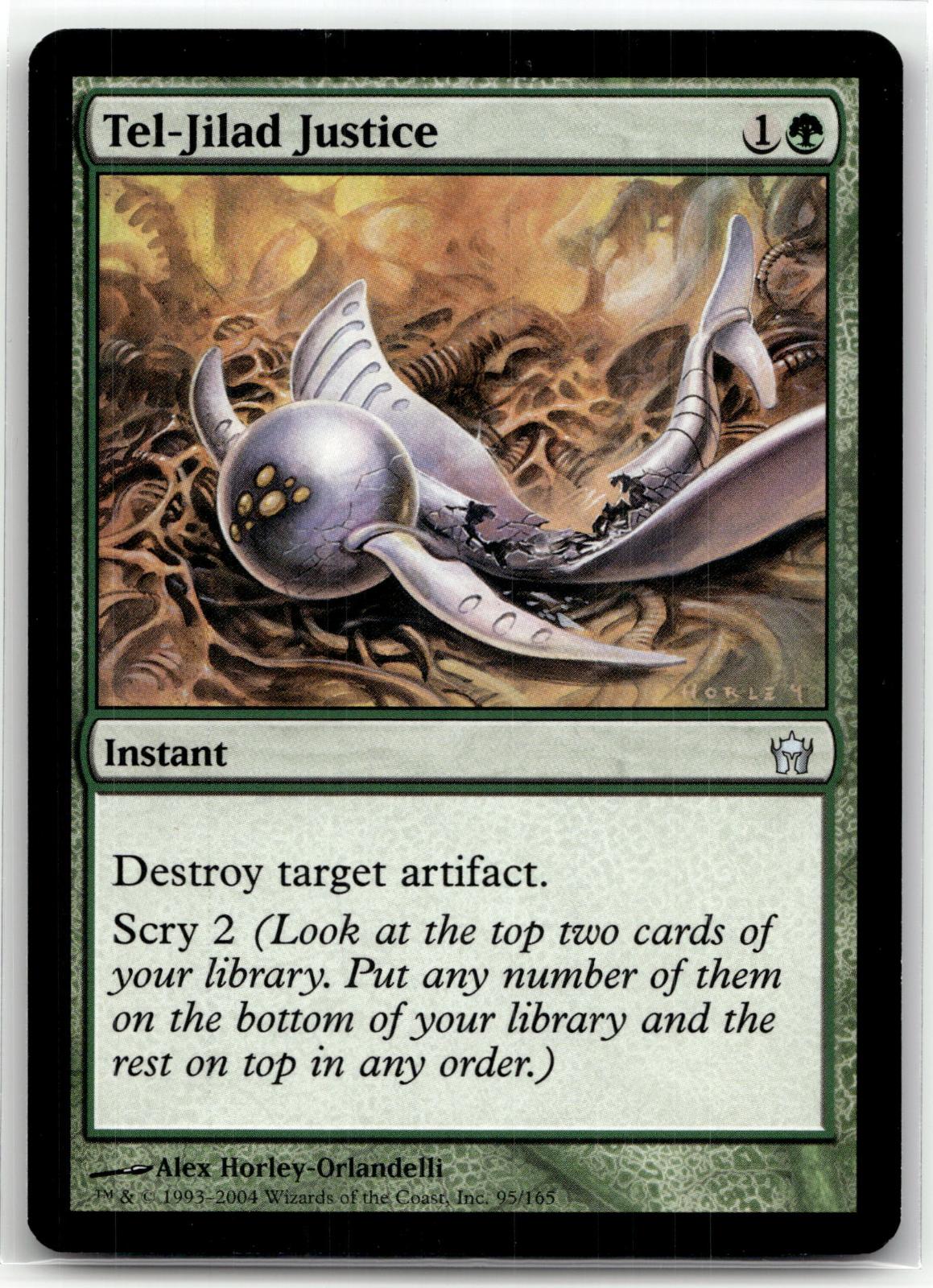 Tel-Jilad Justice 95 Uncommon Fifth Dawn Magic: The Gathering Near Mint