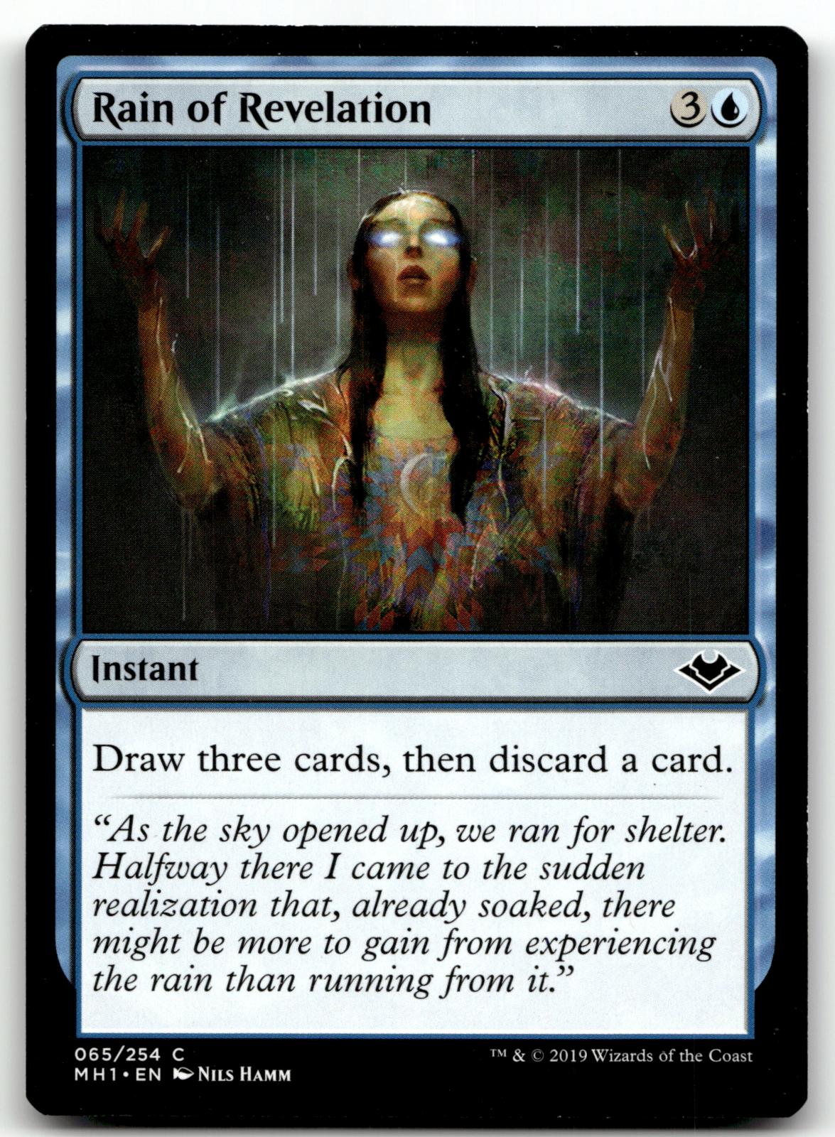 Rain of Revelation 65 Common Modern Horizons Magic: The Gathering Near Mint