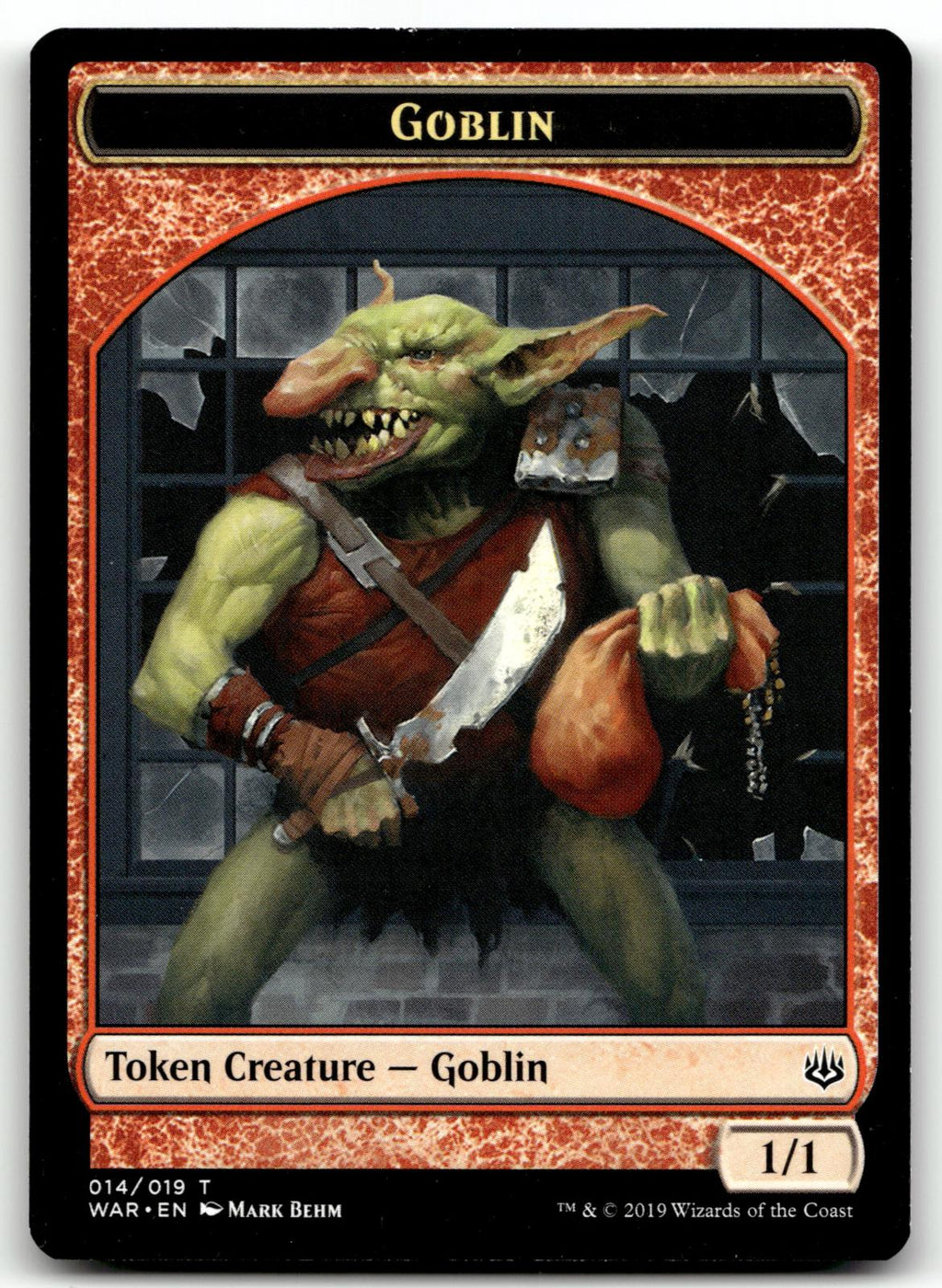Goblin Token 14 Token War of the Spark Magic: The Gathering Near Mint
