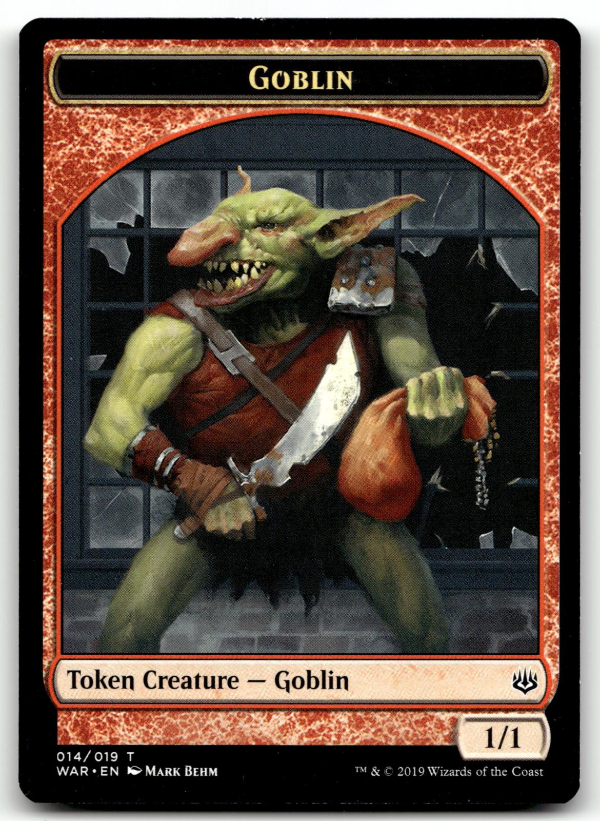 Goblin Token 14 Token War of the Spark Magic: The Gathering Near Mint