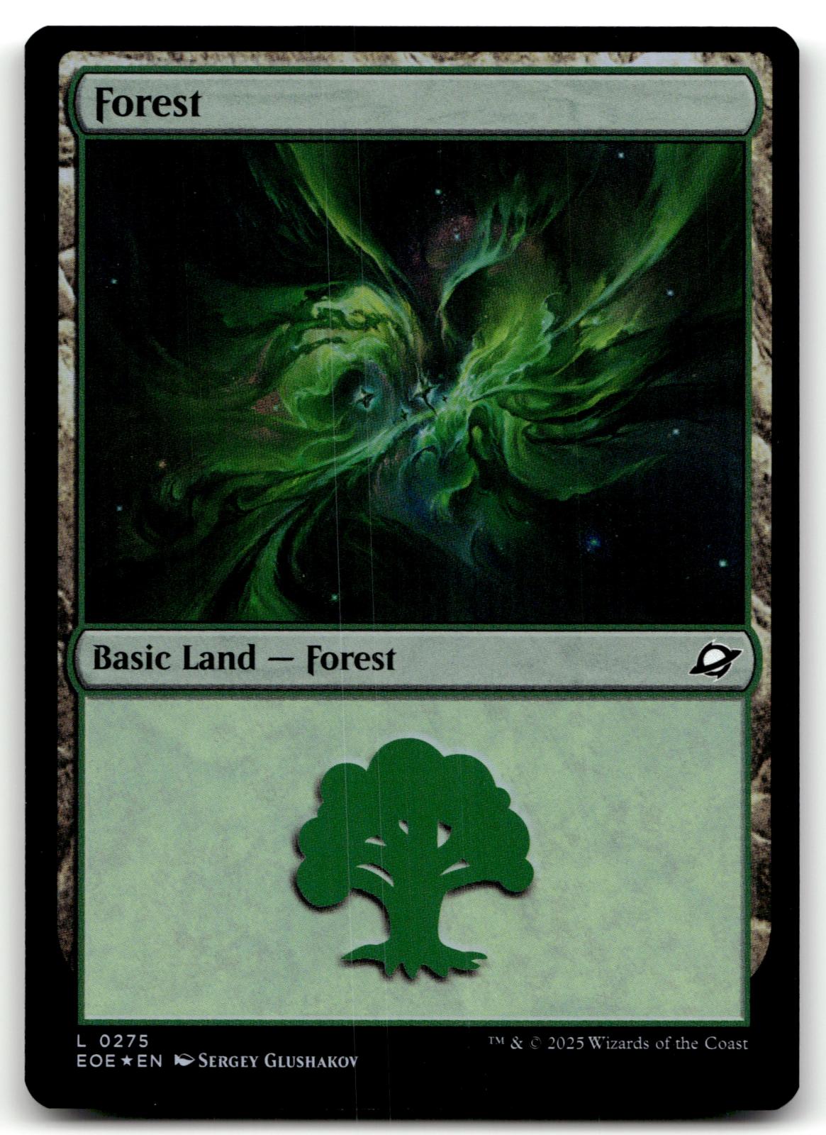 Forest (0275) 275 Land Edge of Eternities Magic: The Gathering Foil Near Mint